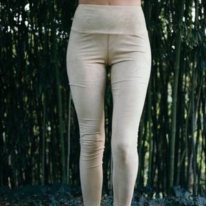 Tribe Kelly suede leggings